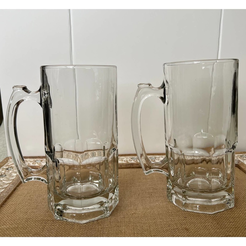 Beer Mugs Stein Taro Super Glass 28oz. Pair